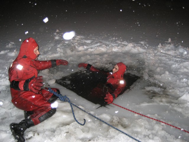 ICE RESCUE TRAINING BEDFORD HILLS MEMORIAL PARK